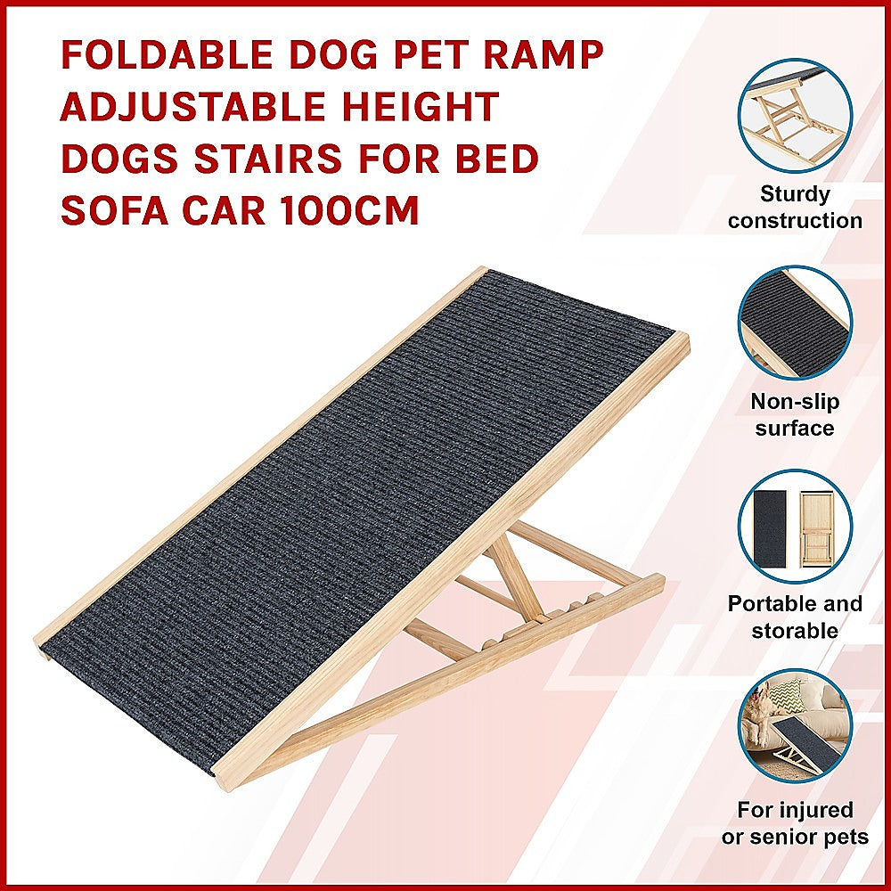 NWC-RAMP-8369 Adjustable Foldable Dog Ramp  

Enhance pet mobility with safety and ease.