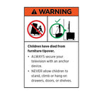 Elegant European Style Bamboo TV Cabinet