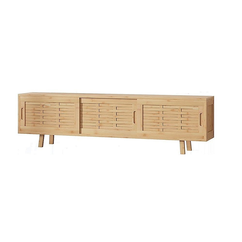 Elegant European Style Bamboo TV Cabinet