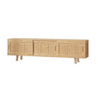 Elegant European Style Bamboo TV Cabinet