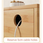 Elegant European Style Bamboo TV Cabinet