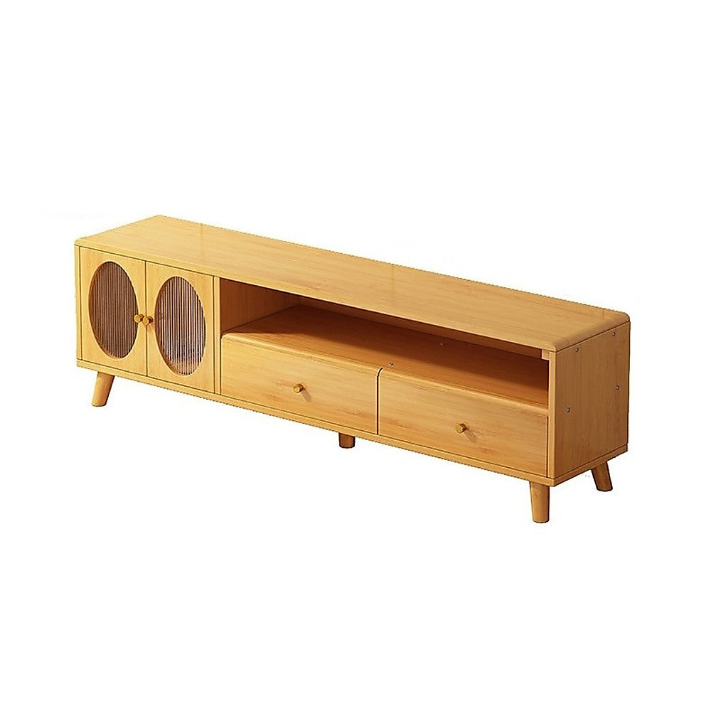 Modern Bamboo TV Cabinet Entertainment Unit
