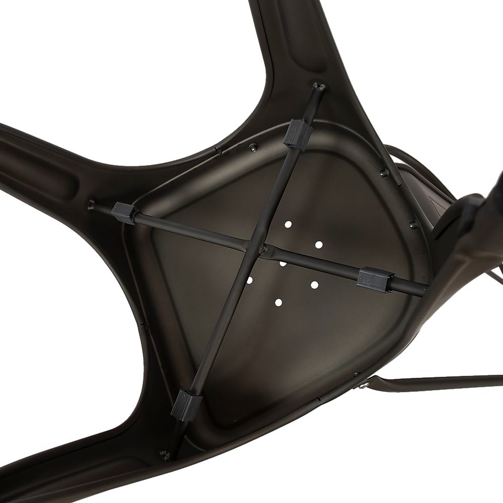 Vintage Metal Stackable Dining Chairs Set of 4