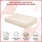 Pure Natural Latex Cervical Support Pillow