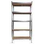 Heavy-Duty 5-Tier Garage Shelving Rack Set