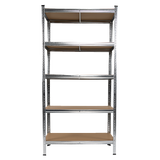 Heavy-Duty 5-Tier Garage Shelving Rack Set
