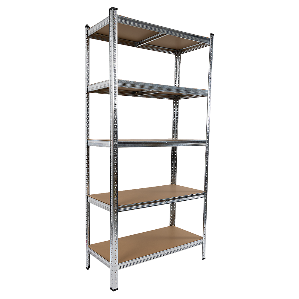 Heavy-Duty 5-Tier Garage Shelving Rack Set