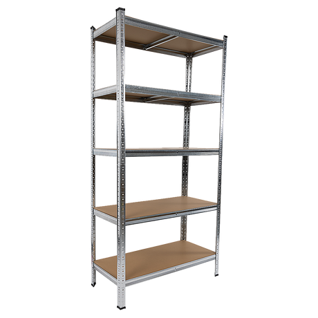 Heavy-Duty 5-Tier Garage Shelving Rack Set
