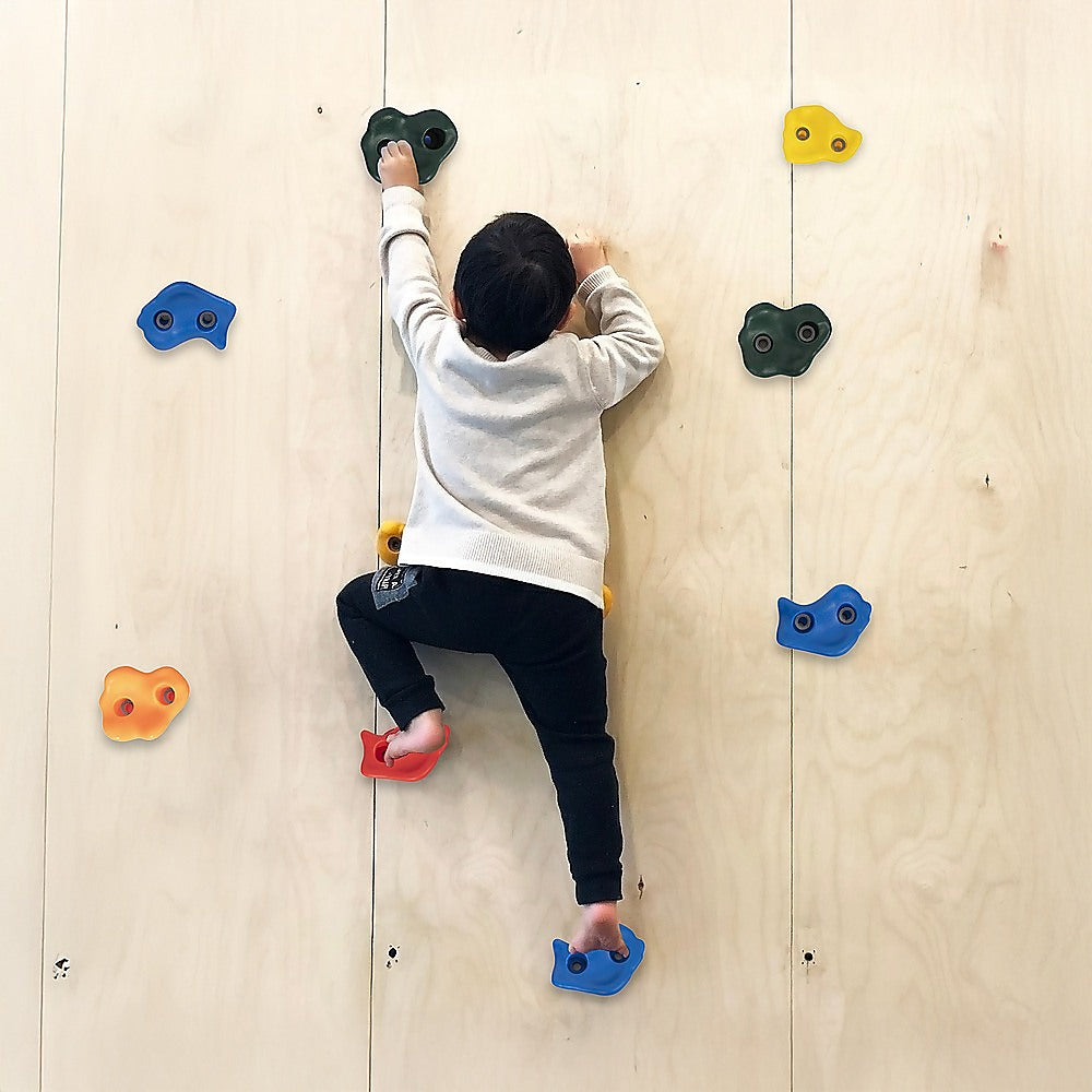 Deluxe 10-Piece Kids Rock Climbing Holds