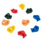 Deluxe 10-Piece Kids Rock Climbing Holds