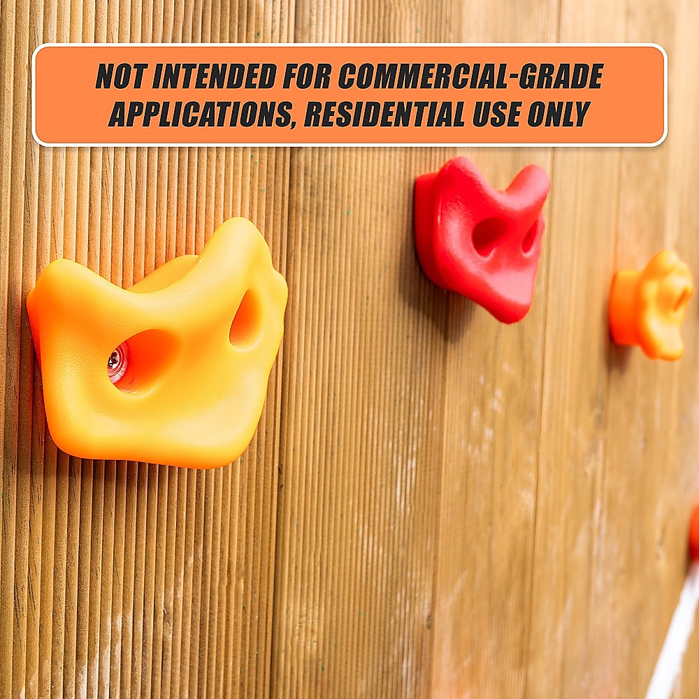 Deluxe 10-Piece Kids Rock Climbing Holds