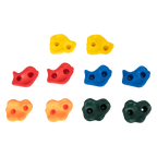 Deluxe 10-Piece Kids Rock Climbing Holds