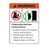 360 Rotating Bamboo Bookshelf in Dark Wood