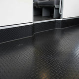 Non-Slip Diamond Plate Garage Floor Mat