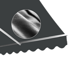 Motorised Outdoor Folding Arm Awning Retractable Sunshade Canopy Grey 3.0m x 2.5m