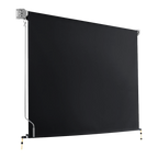 Retractable Straight Drop Roll Down Awning Garden Patio Screen 3.0X2.5M