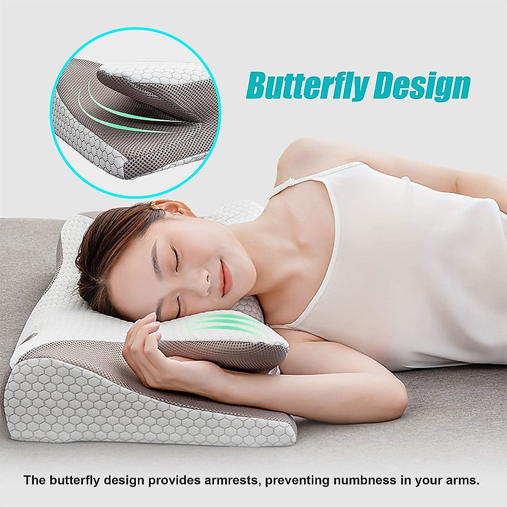 Ergonomic Memory Foam Cervical Pillow
