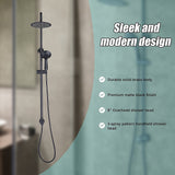 WELS 8" Dual Head Rain Shower Set