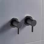 Bathroom Shower Bath Hot and Cold Mixer WATERMARK Certified in Black