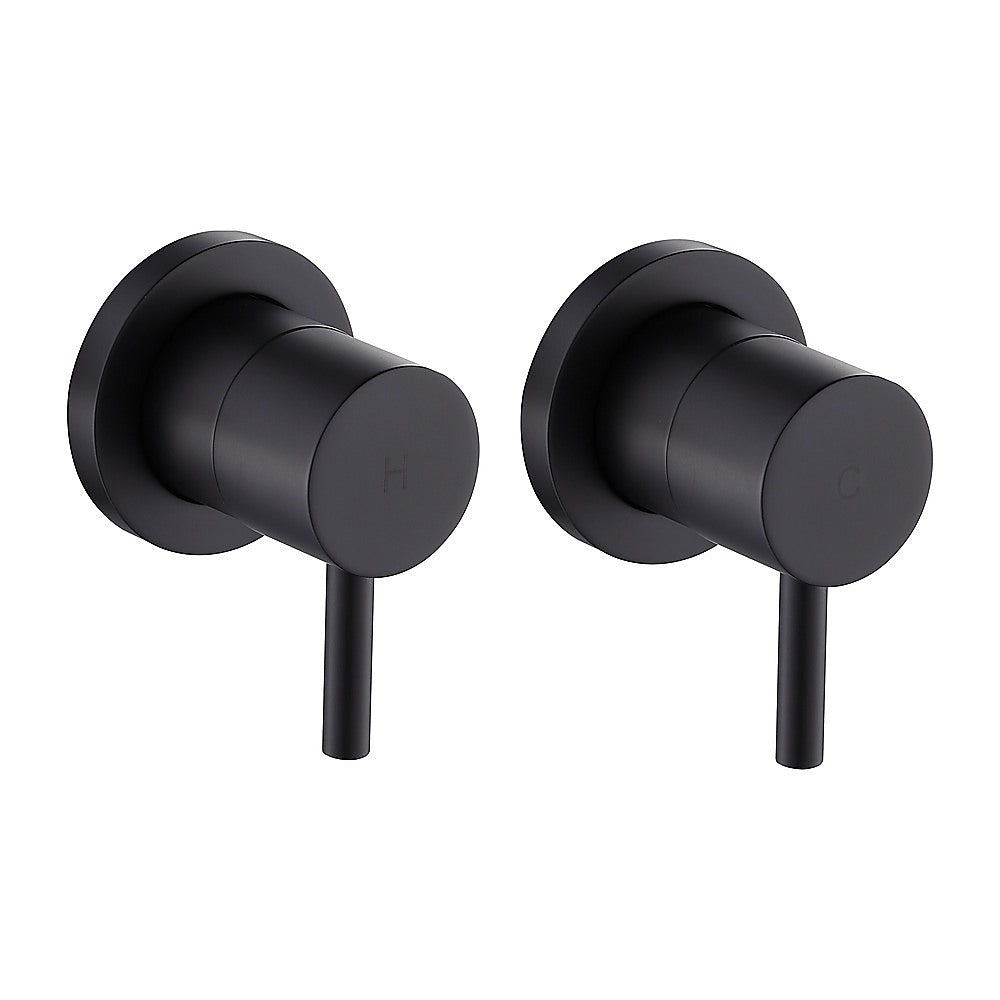 Bathroom Shower Bath Hot and Cold Mixer WATERMARK Certified in Black