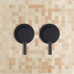 Bathroom Shower Bath Hot and Cold Mixer WATERMARK Certified in Black