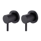 Bathroom Shower Bath Hot and Cold Mixer WATERMARK Certified in Black