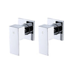 Bathroom Shower Bath Hot and Cold Square Mixer WATERMARK Certified in Chrome