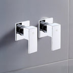 Bathroom Shower Bath Hot and Cold Square Mixer WATERMARK Certified in Chrome