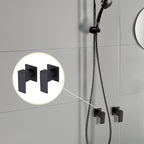 Bathroom Shower Bath Hot and Cold Square Mixer WATERMARK Certified in Black