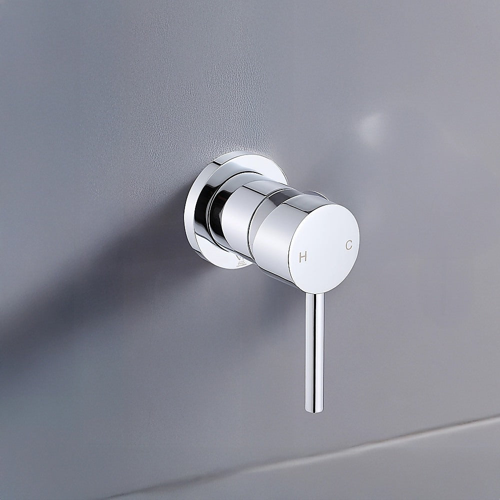 Single Round Shower Bath Mixer Tap Bathroom WATERMARK Approved