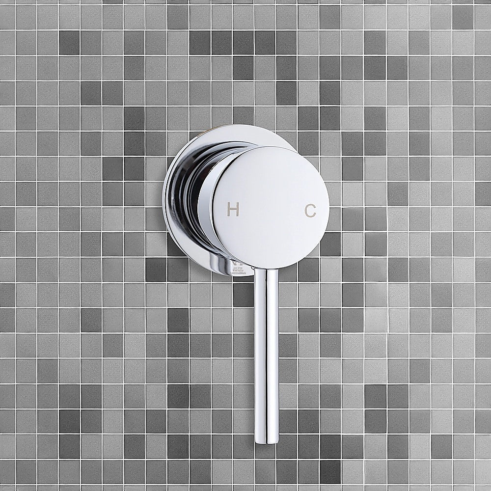 Single Round Shower Bath Mixer Tap Bathroom WATERMARK Approved