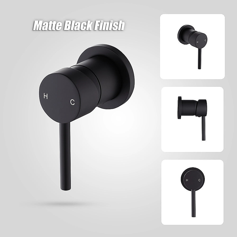 Single Round Shower Bath Mixer Tap Bathroom WATERMARK Approved