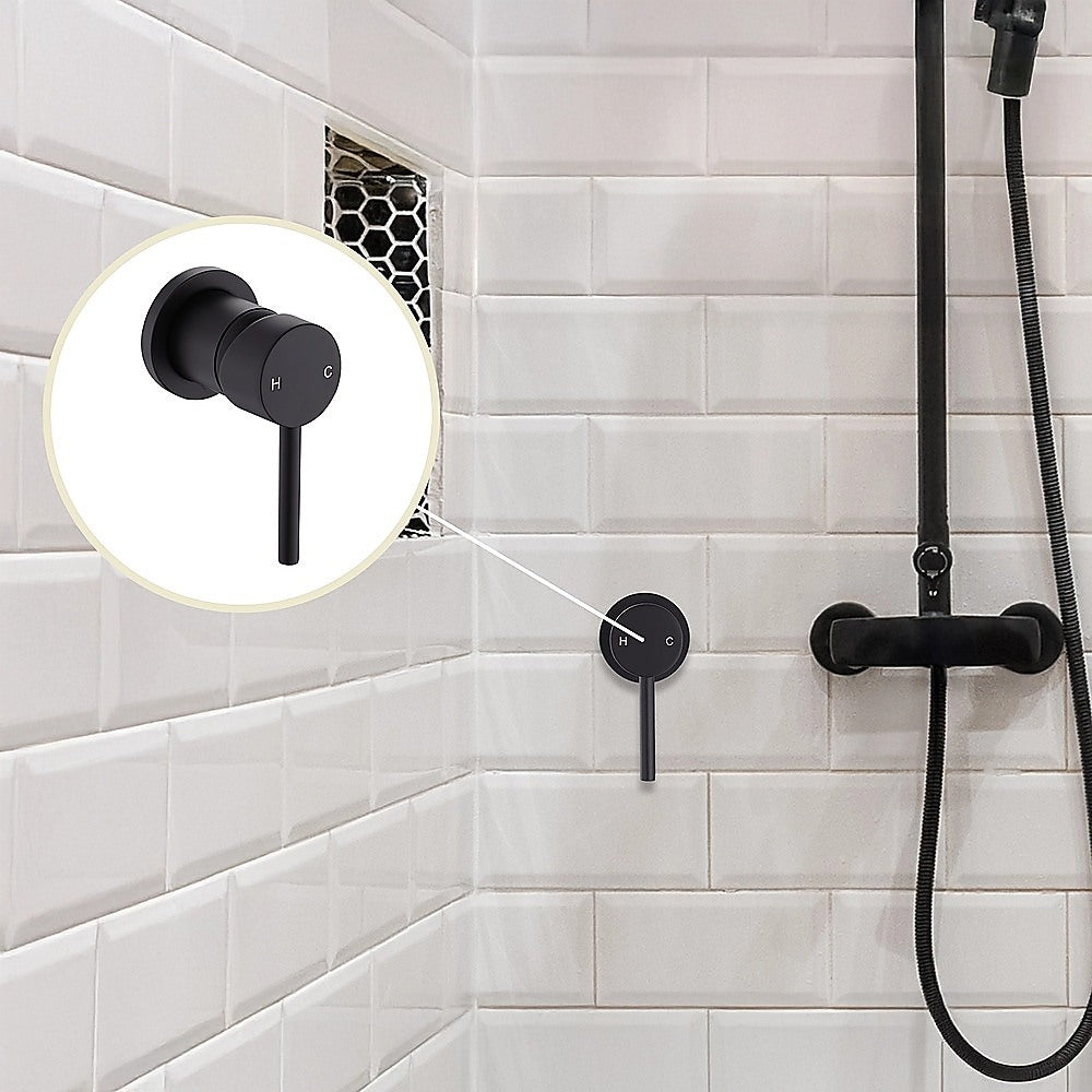 Single Round Shower Bath Mixer Tap Bathroom WATERMARK Approved