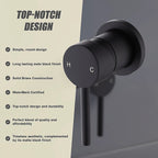 Single Round Shower Bath Mixer Tap Bathroom WATERMARK Approved