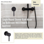Single Round Shower Bath Mixer Tap Bathroom WATERMARK Approved