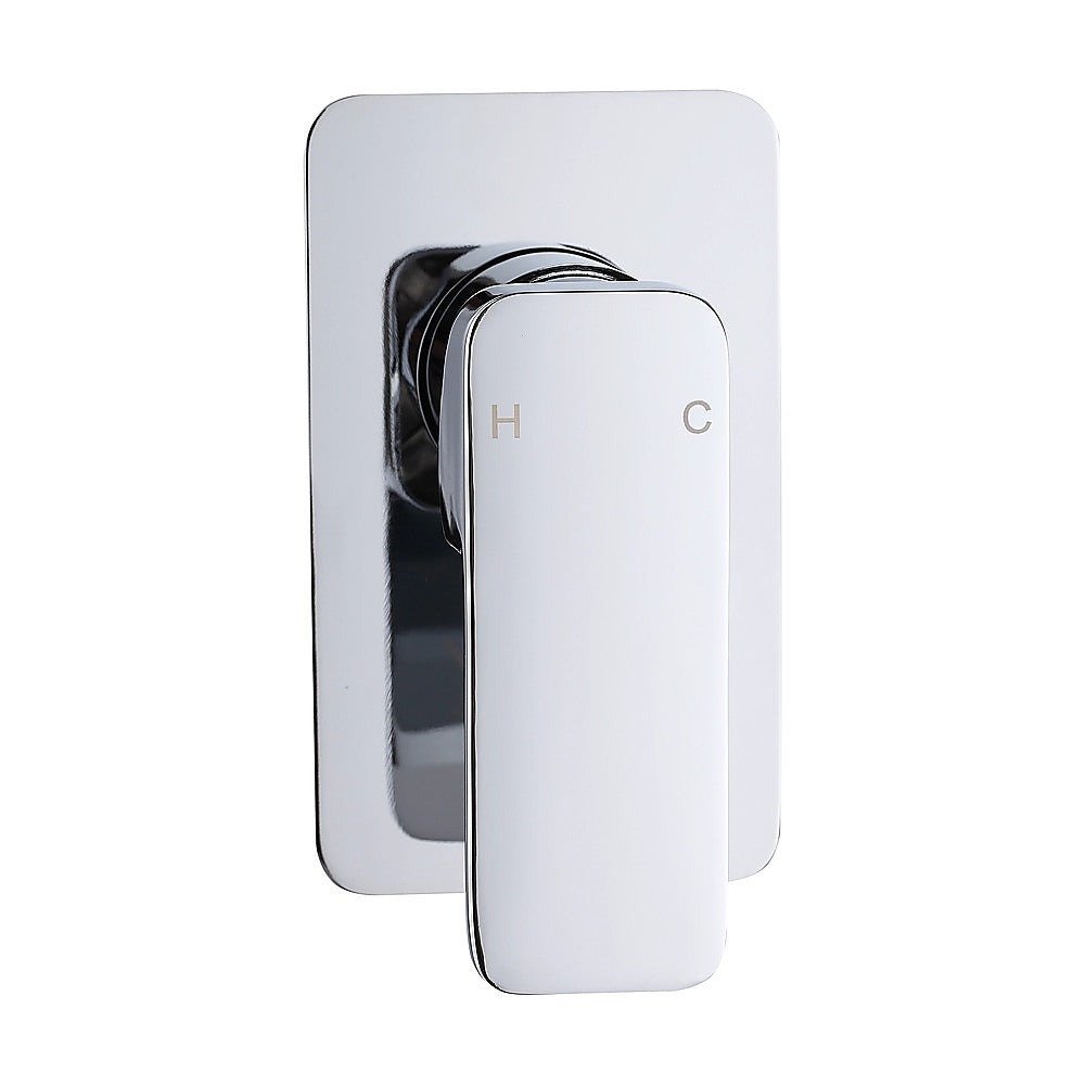 Single Square Shower Bath Mixer Tap Bathroom WATERMARK Approved in Chrome