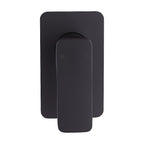 Single Square Shower Bath Mixer Tap Bathroom WATERMARK Approved in Black