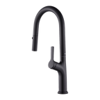 Kitchen Laundry Bathroom Basin Sink Pull Out Mixer Tap Faucet in Black