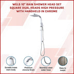 Della Francesca Luxury Dual Rain Shower Set
