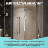 Della Francesca Luxury Dual Rain Shower Set