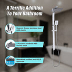 Della Francesca Luxury Dual Rain Shower Set