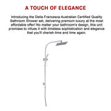Della Francesca Luxury Dual Rain Shower Set