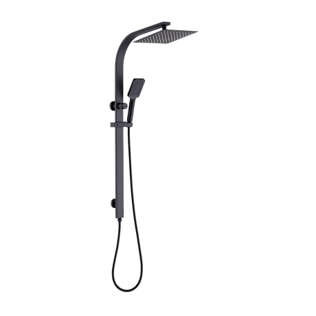 WELS 10" Dual Shower Head Set - Black