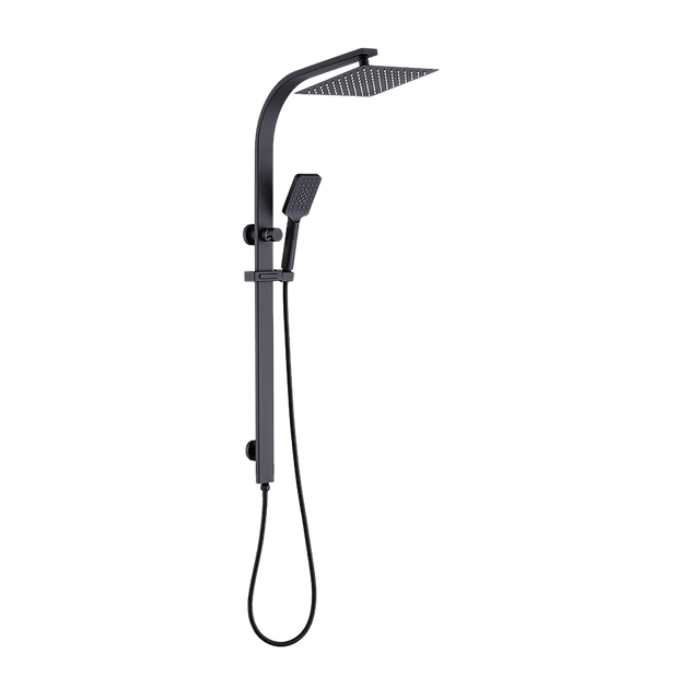 WELS 10" Dual Shower Head Set - Black