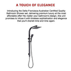 WELS 10" Dual Shower Head Set - Black