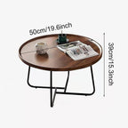 Elegant Multifunctional Round Coffee Table
