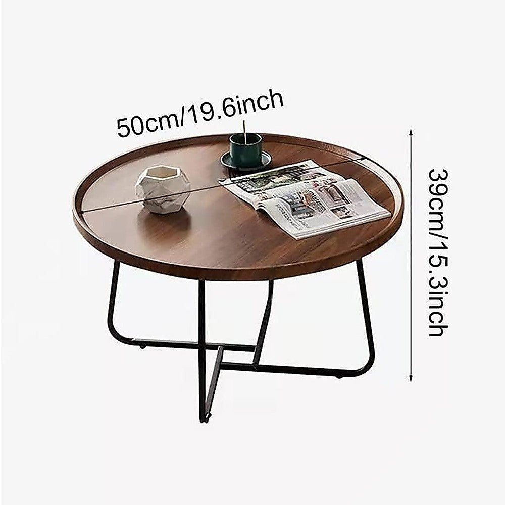 Elegant Multifunctional Round Coffee Table