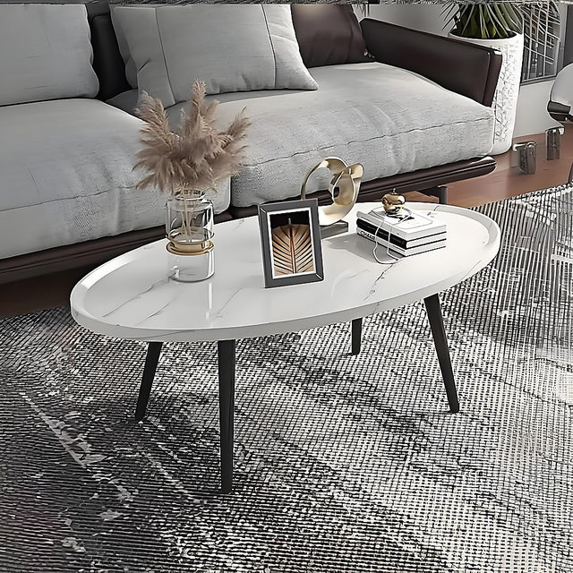 Mid Century Modern Oval Coffee Table