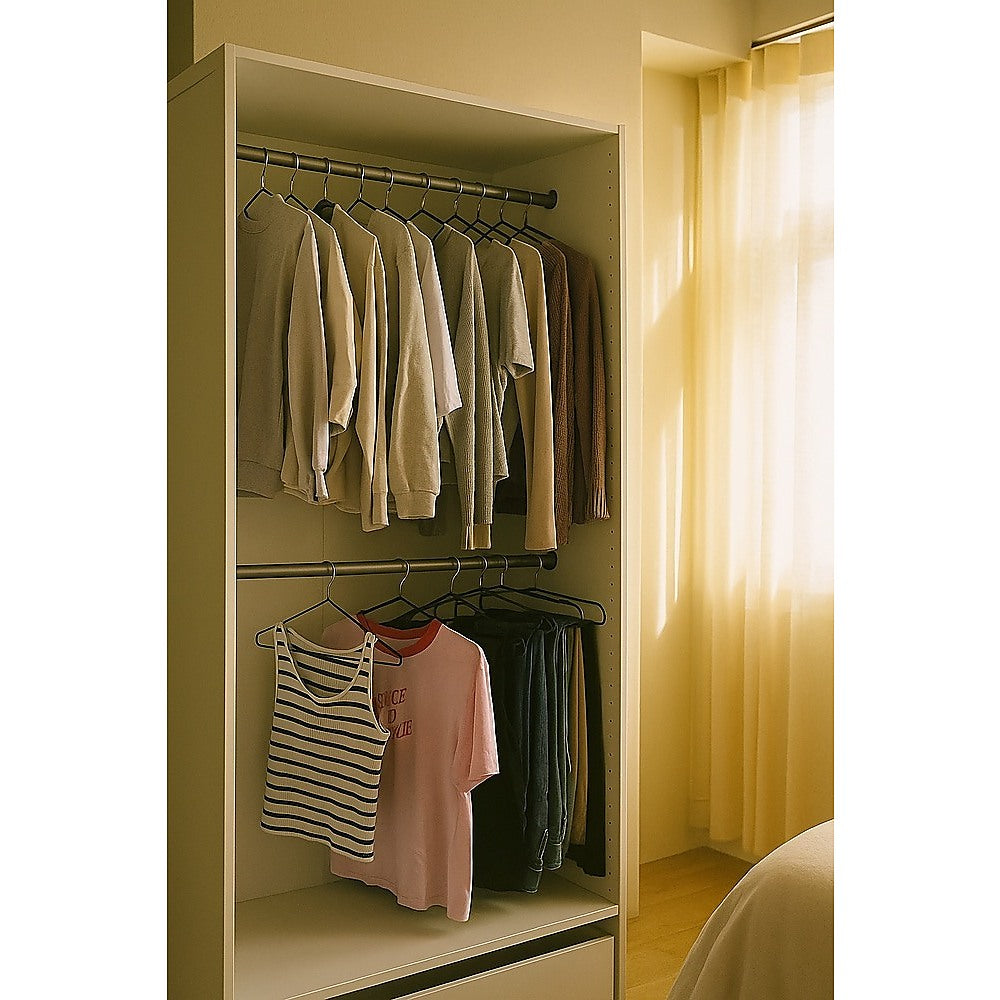 Durable Non-Slip Metal Clothes Hangers Set of 100