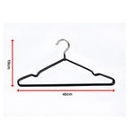 Durable Non-Slip Metal Clothes Hangers Set of 100